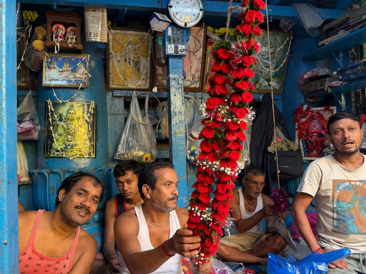 The Armenian Ghat and flower&nbsp;market.